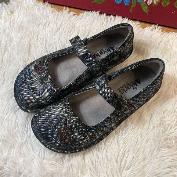 Alegria Shoes - Alegria Belle Totem Mary Jane Women's Flats Multicolor Size 7